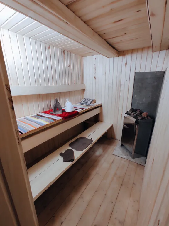 Коттедж Эко дом с баней и бассейнами рядом с Санкт-Петербургом — Кискелово