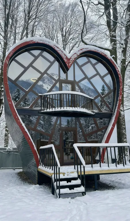 Коттедж - Сердце с видом на горы и лес — аренда посуточно в Архыз