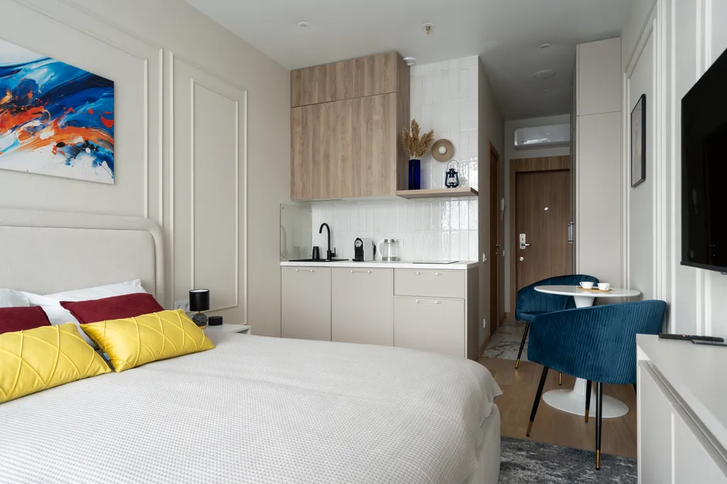 Студия с бассейном на берегу Финского залива