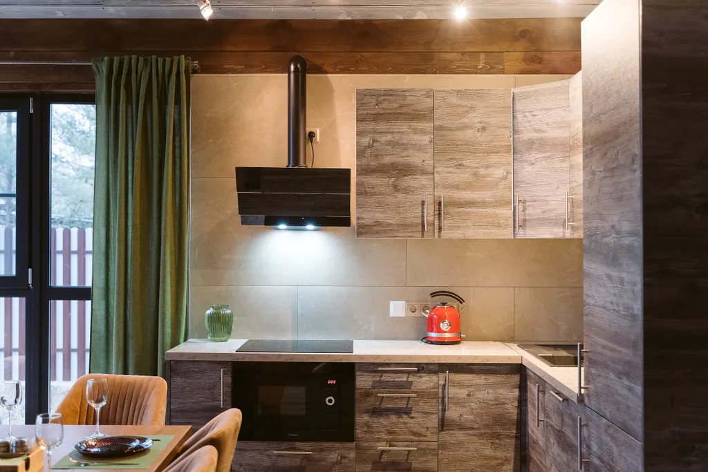 Коттедж Minos с камином