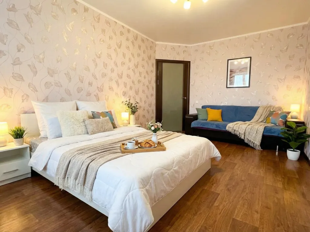 Уютная двухкомнатная квартира в центре города — аренда посуточно в Набережные Челны