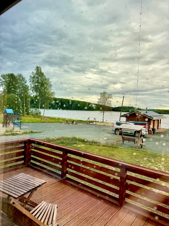 Загородный дом с баней и чаном