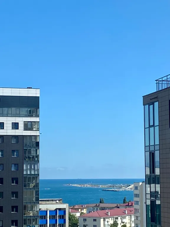 Студия на первой линии у моря в самом центре в доме бизнес-класса