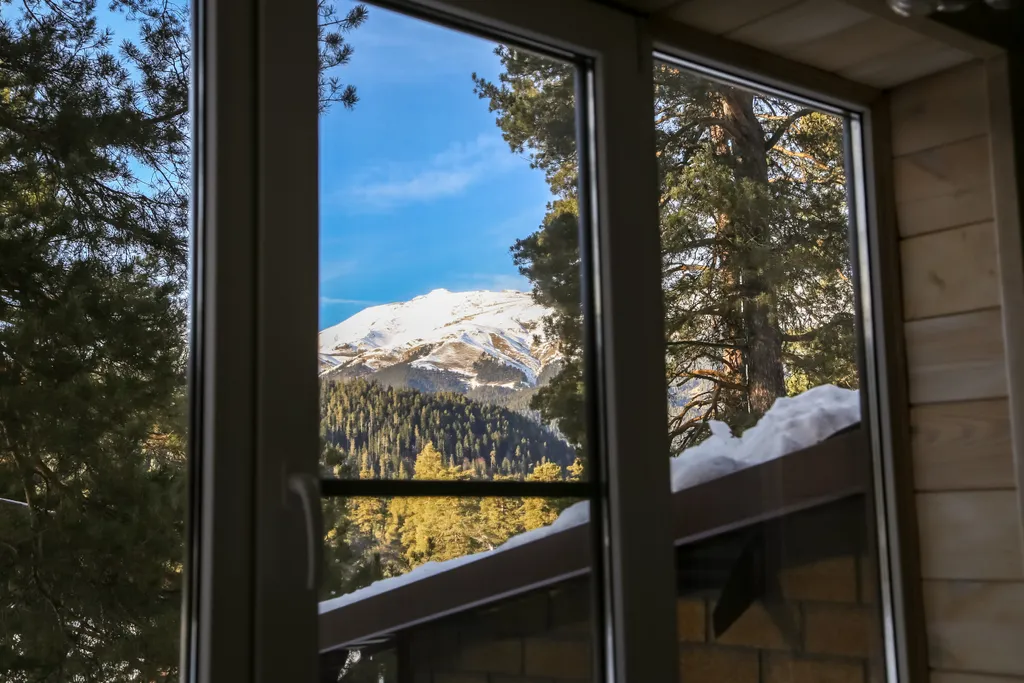 Коттедж с красивым видом на горы