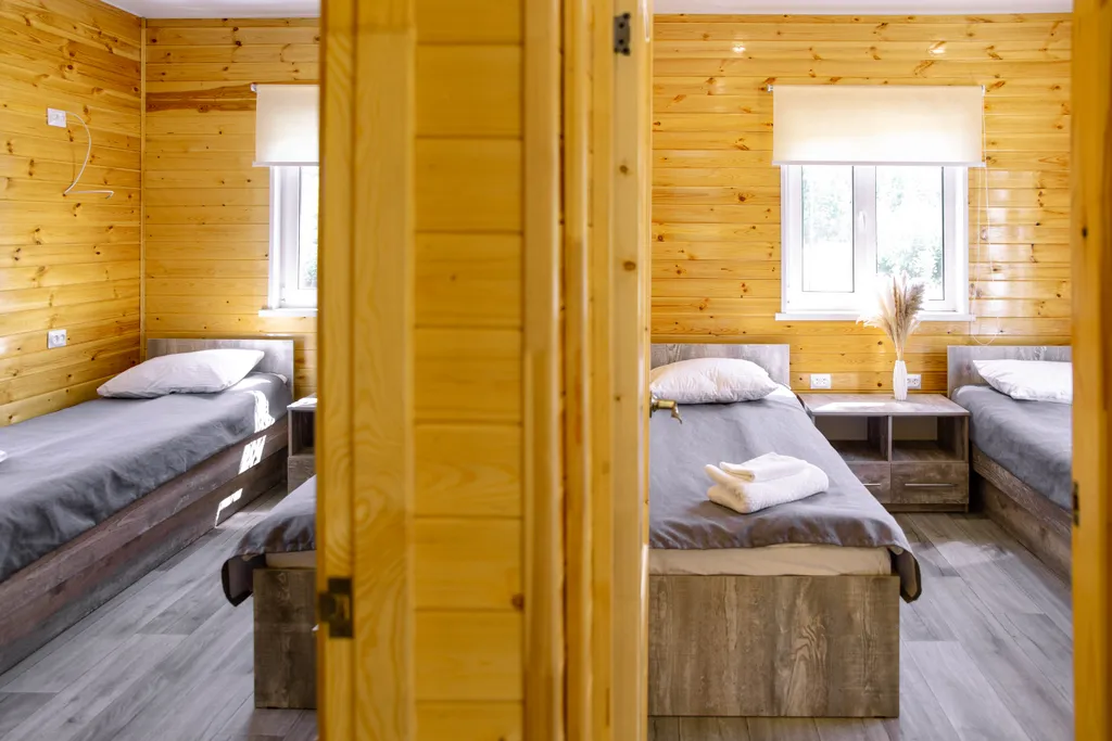 Двухэтажный коттедж с баней