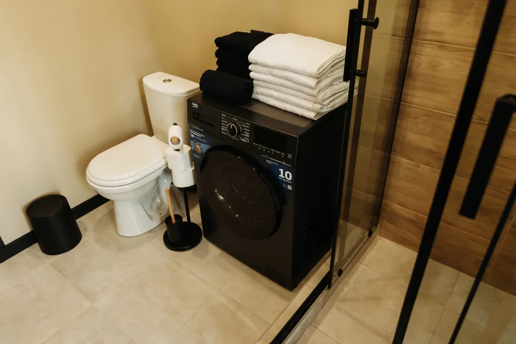 Барнхаус в стиле бохо в сосновом лесу