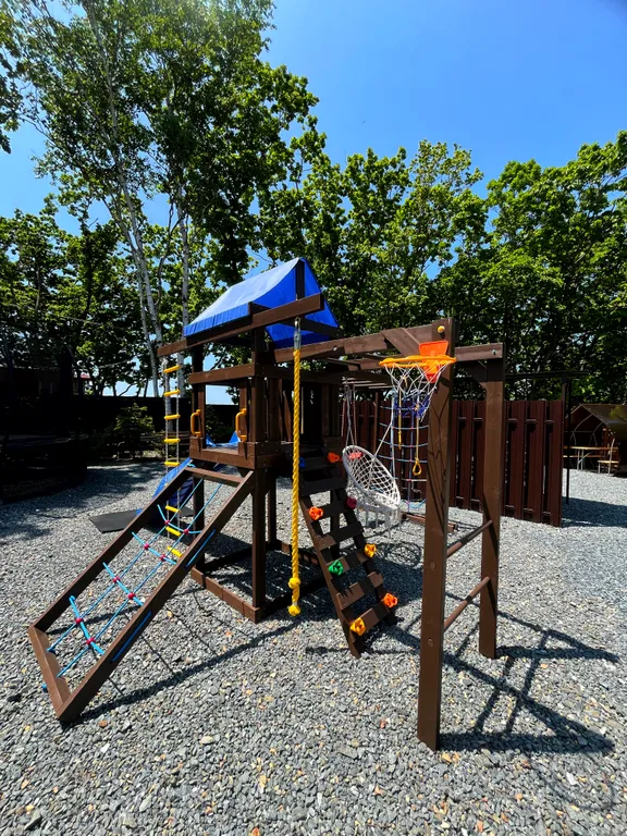 Четырехместный номер с террасой, первая линия от моря