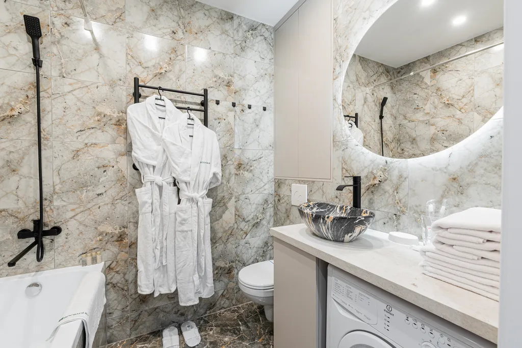 Квартира Шикарная студия с видом на парк Челюскинцев — Минск