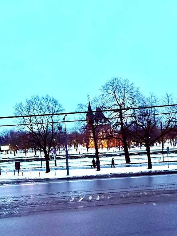 Квартира Квартира Студия с видом на остров Канта — Калининград