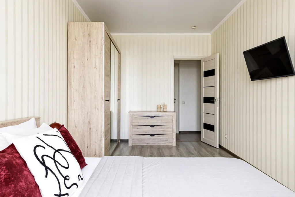 Атмосферная 2-комнатная квартира на 21 этаже