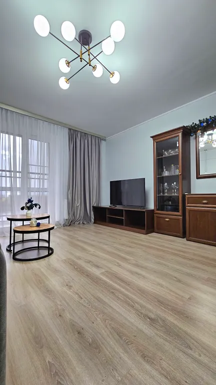 Комфортная 2‑комнатная квартира: свежий ремонт и вид на аквапарк