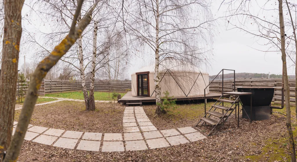 Коттедж Современная круглогодичная Юрта со всеми удобствами рядом с Коломной — Михеево