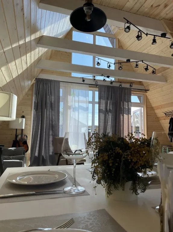 Уютный А-Фрейм домик