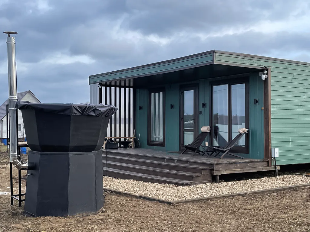 Коттедж Коттедж с камином, баней и горячей купелью — Можайск