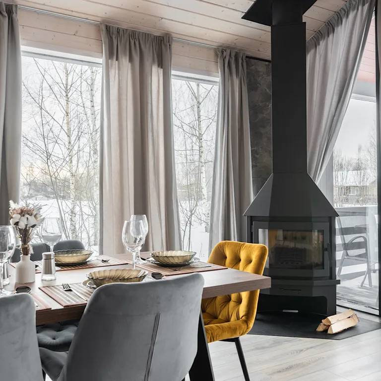 Домик у Сорочан с камином и сауной