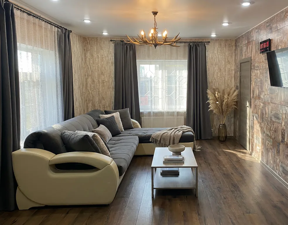 Коттедж Коттедж с новым ремонтом, с танцполом, караоке, баней и чаном — Ермолино