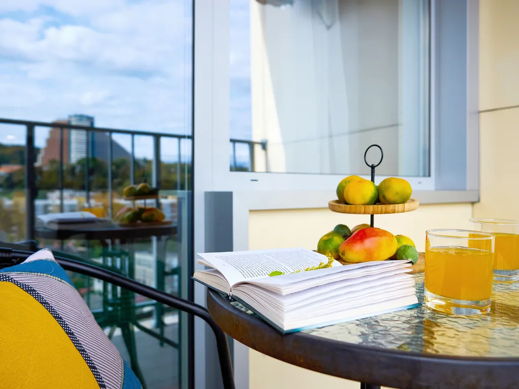 Студия с потрясающим видом на море и горы