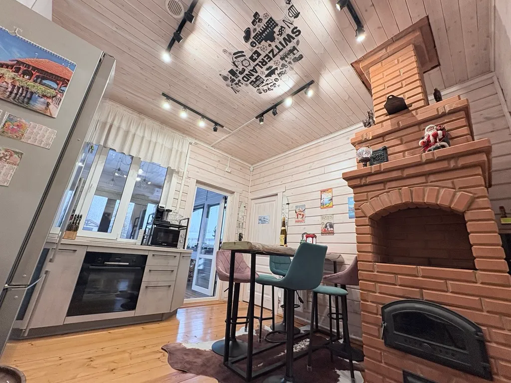 Русская усадьба с баней со швейцарским флёром