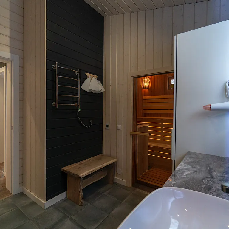 Домик в Соснах с сауной и банным чаном