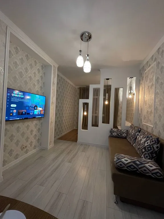 Уютная и очень чистая квартира с новым дизайном, с видом на лес