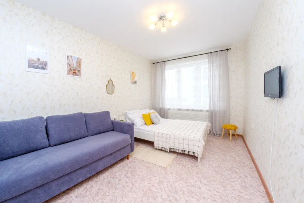 УГНТУ. Уютная квартира на 4 гостя в новом доме (ул. Мира, д. 8) — аренда посуточно в Уфа