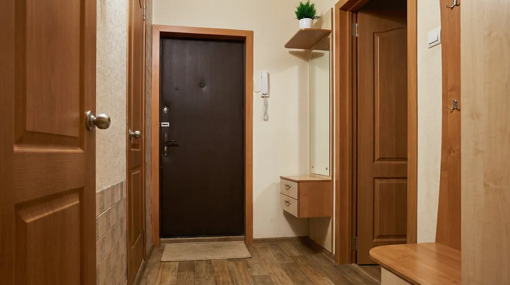 Апартамент с видом на яблоневый сад