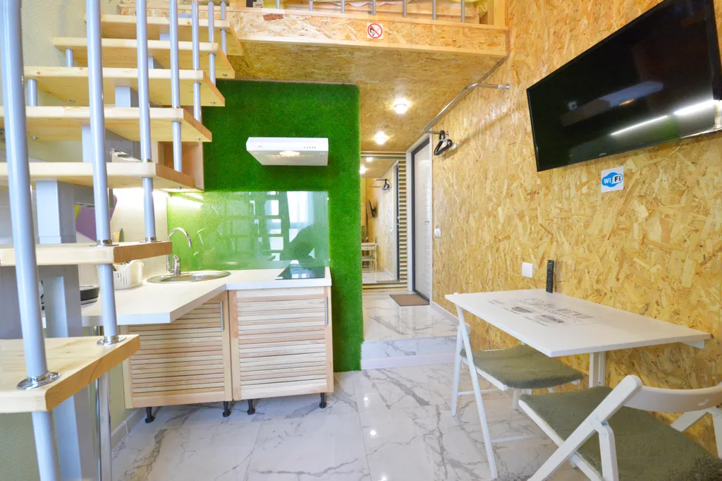 Квартира Квартира Двухуровневая студия «Павлов Апарт» в ЖК «ApartVille» — Москва