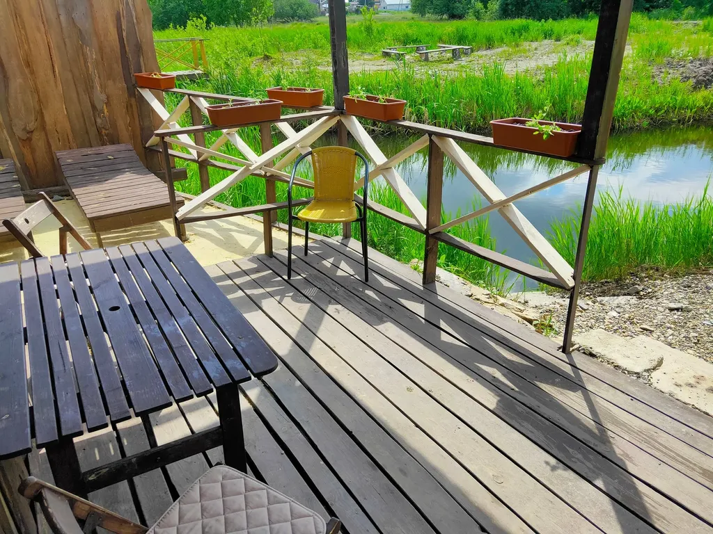 3 местный экодом с видом на пруд