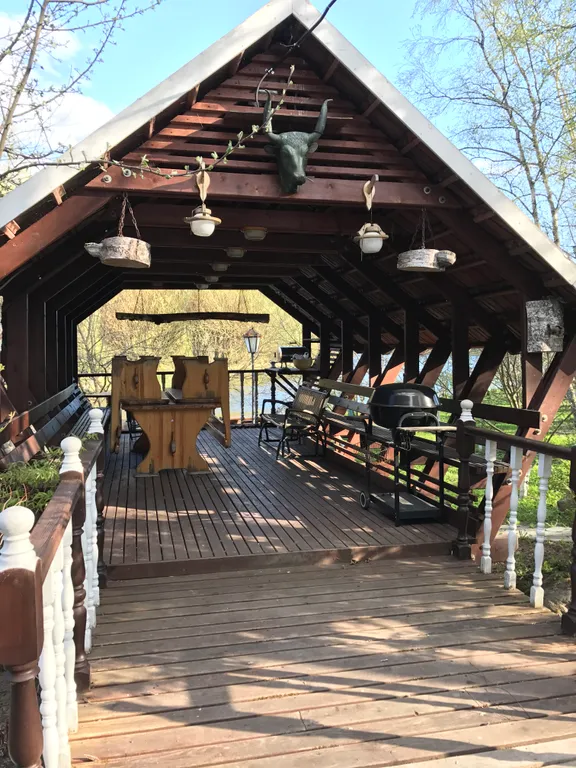 Комфортный дом на острове с видом на Ладожское озеро