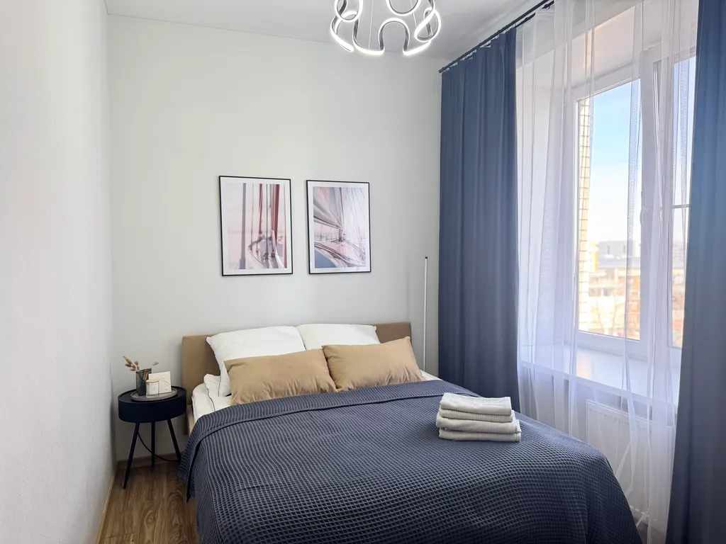 Около Реки, новая комфортная квартира на берегу