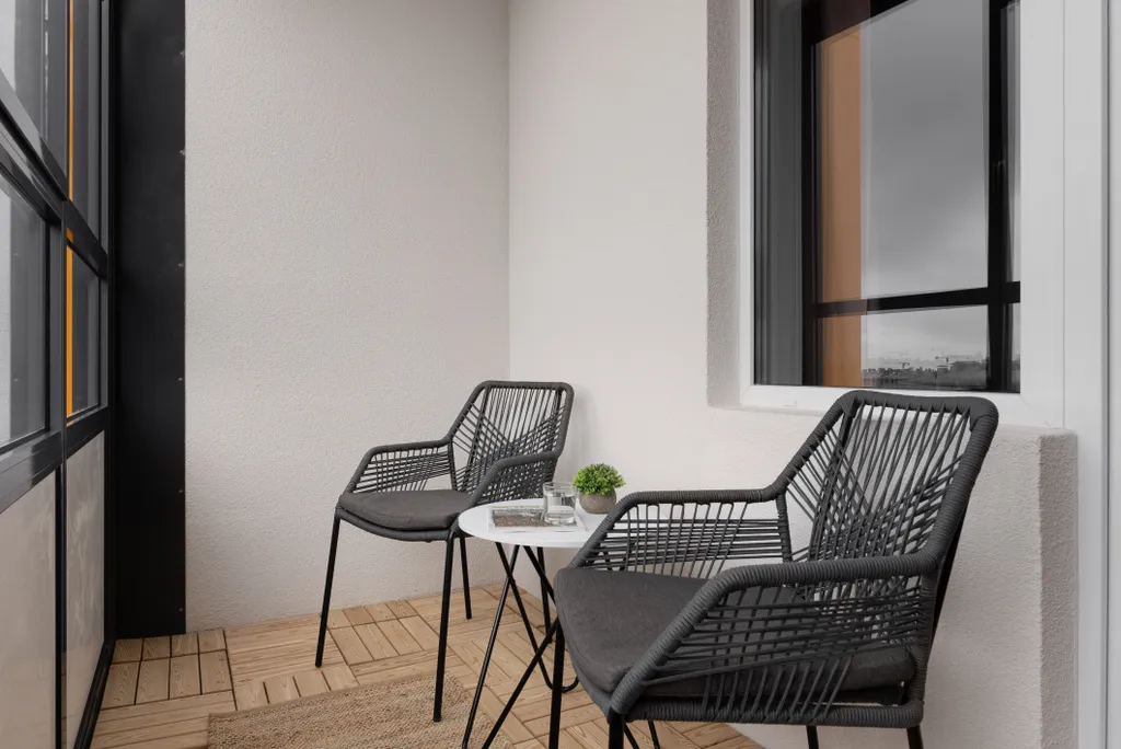 Квартира Евродвухкомнатная квартира на проспекте Будённого — Санкт-Петербург