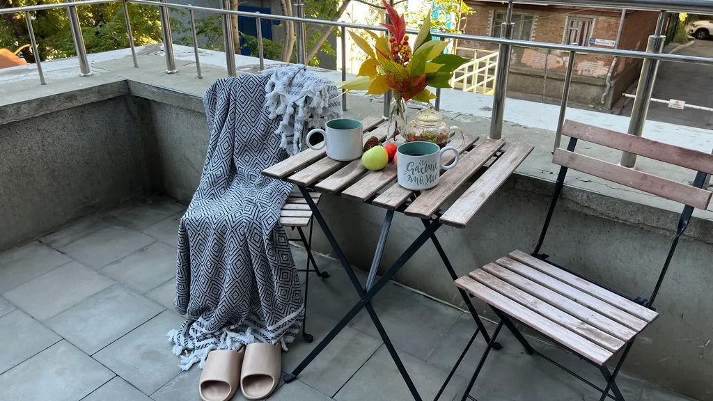 Уютная квартира с террасой.