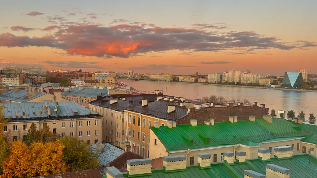 Квартира Квартира Студия в центре с видом на Неву — Санкт-Петербург