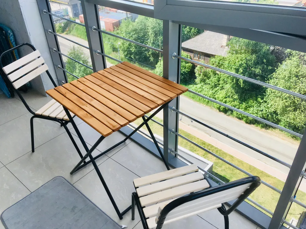 Квартира в центре у реки с панорамной лоджией