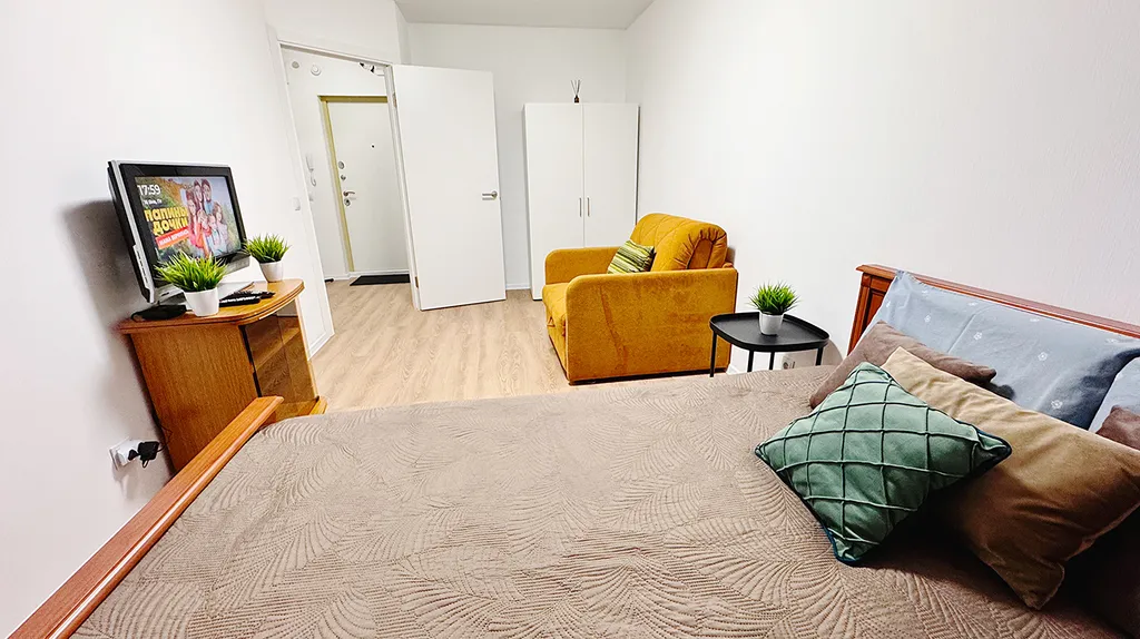 Квартира Апартаменты ЖК Новое Колпино с красивым балконом — Колпино