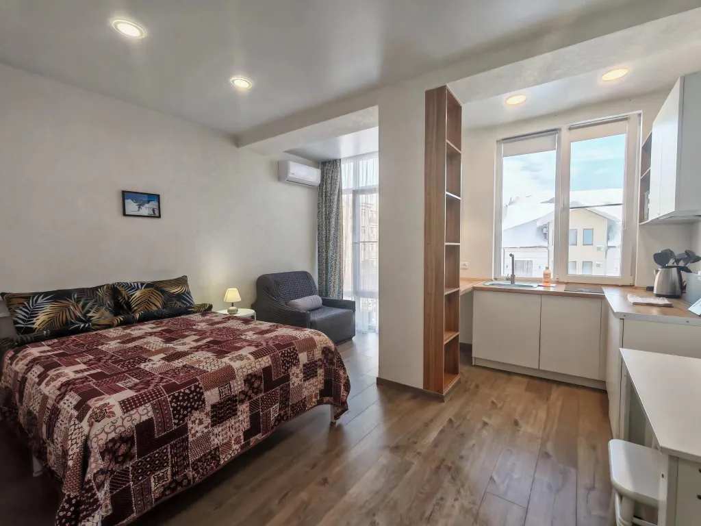 Уютная квартира-студия в центре горнолыжного курорта Красная поляна — аренда посуточно в Эсто-Садок