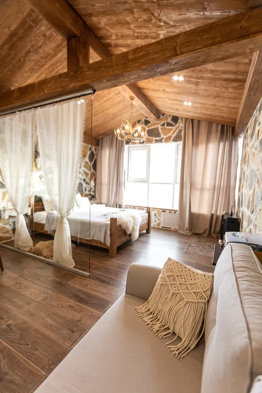 Атмосфера шале | панорама города и рассветы из окна на 24-м этаже