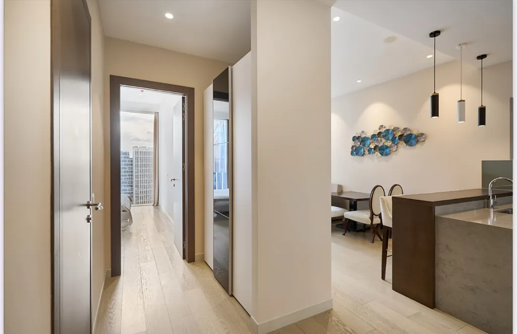 Евродвушка в neva towers 30 вид на закрытый парк