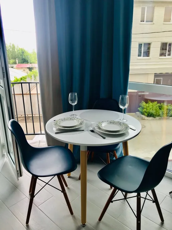 Квартира Квартира Студия в Шале Прибрежный с частичным видом на море — Адлер