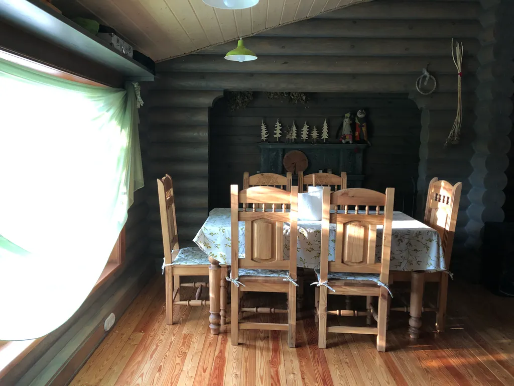 Шале в Карелии с баней на берегу озера