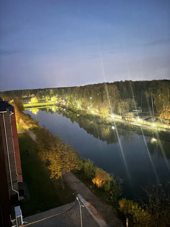 Квартира с видом на пруд и лес