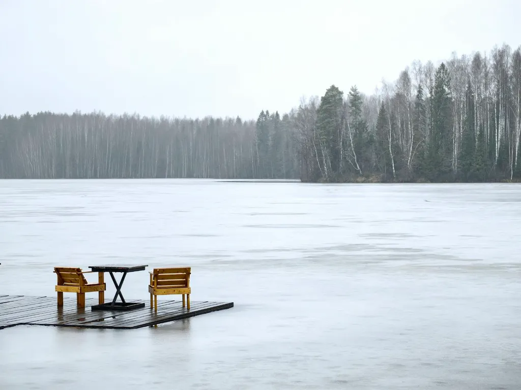 Дом на первой линии у озера в Карелии