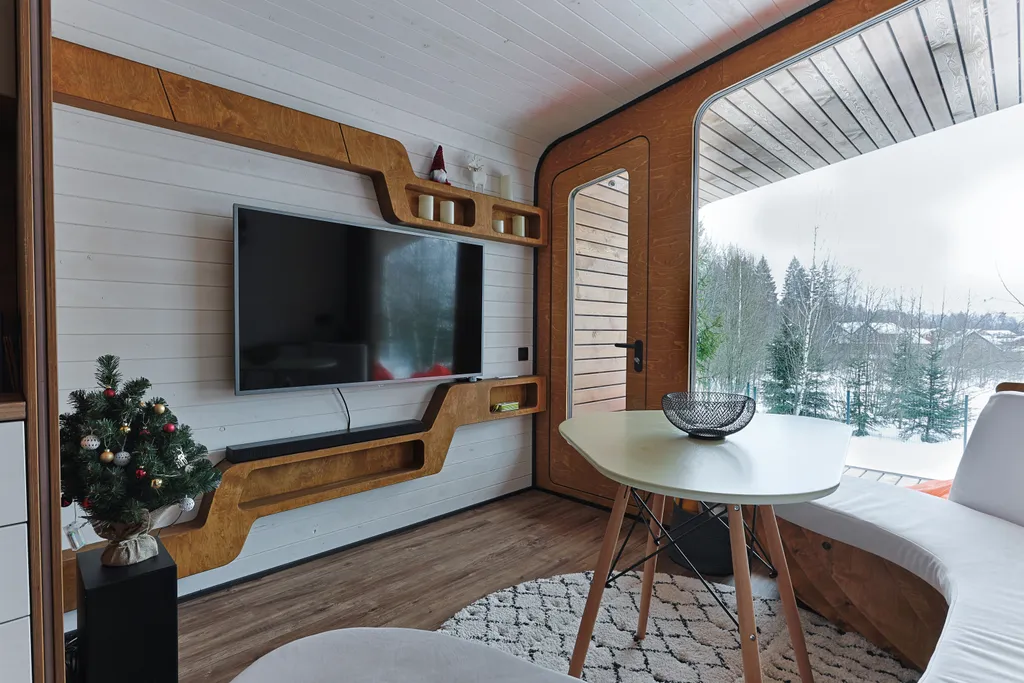 Коттедж Дизайнерский коттедж Бари с уличной купелью Фурако возле леса — Истра