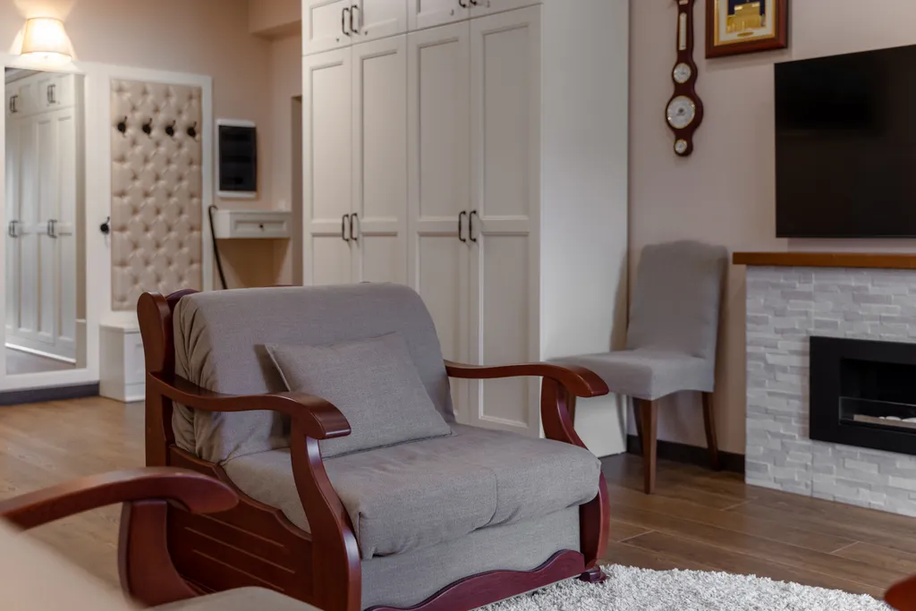 Семейные апартаменты с видом на горы