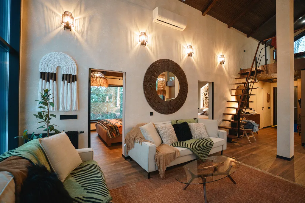 Barnhouse 120 м2 с камином и горячим чаном в Krona camp (40 км от Уфы)