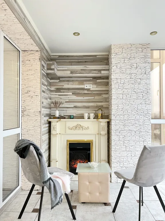 Квартира Роскошная с камином и просторной лоджией — аренда посуточно в Рязань