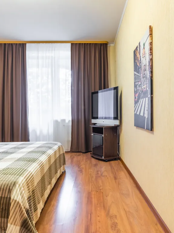 По домашнему уютная, чистая квартира