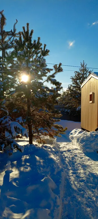 Уютный дом с баней и террасой