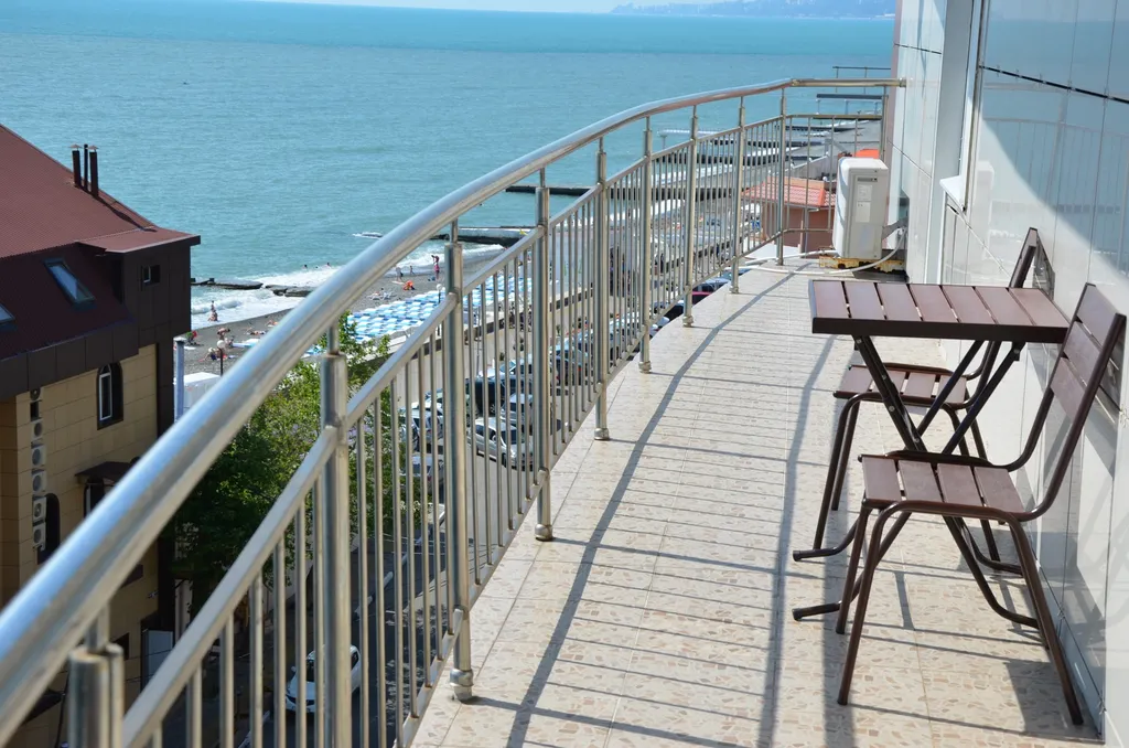 Квартира Апартаменты с видом на море, 100 метров до пляжа "Чайка" — аренда посуточно в Адлер