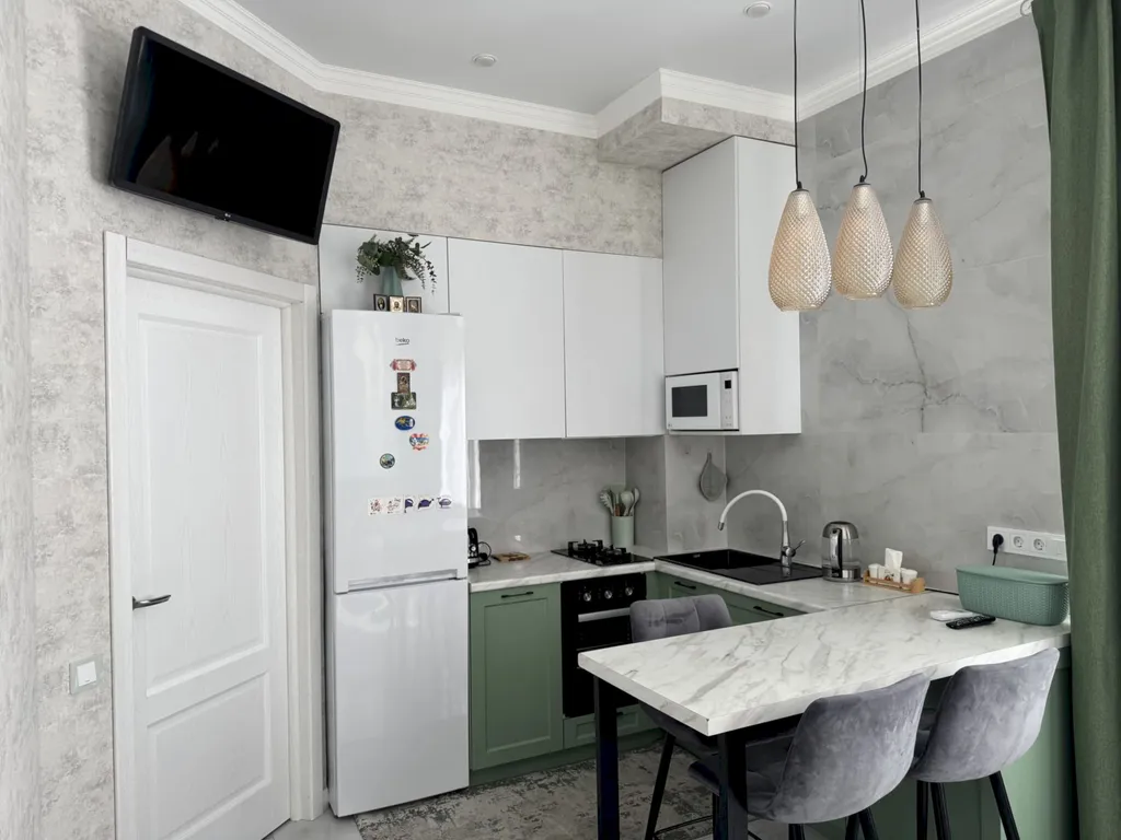 Квартира Квартира у моря с балконом и парковкой - ЖК Черноморский — Геленджик